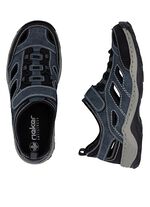 Rieker, sportliche Herren-Slipper, mit Klettverschluss 